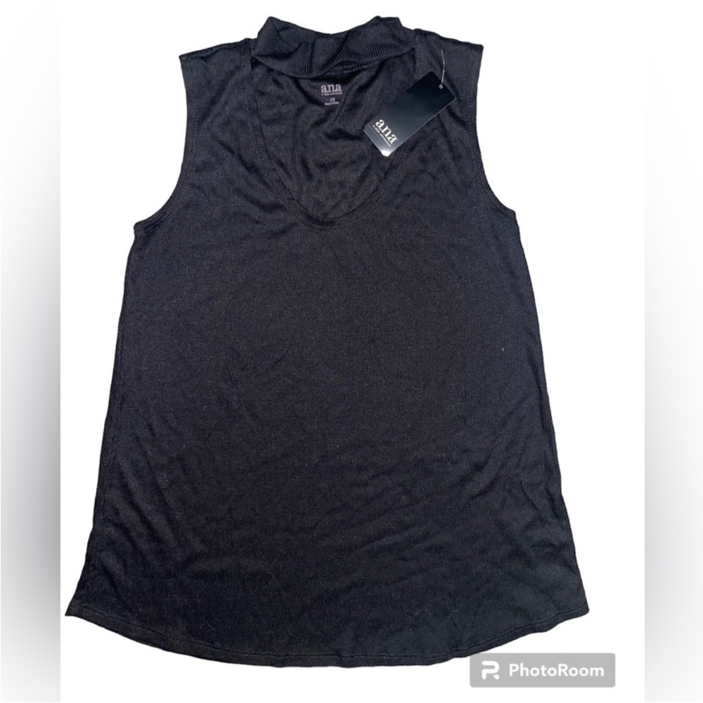 a.n.a Black Sleeveless Tank Top